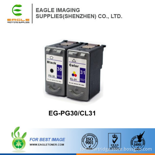 Remanufactured Ink Cartridge for Canon Pg30 Cl31